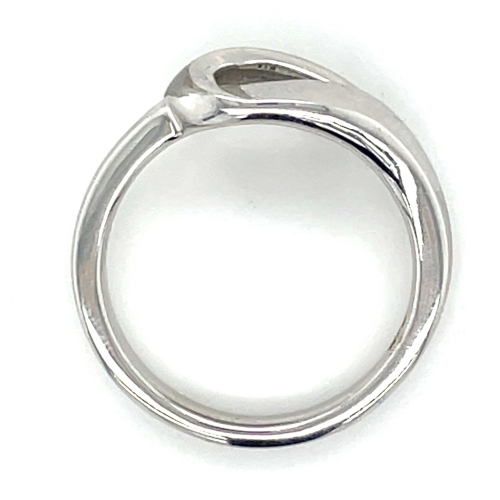 Ring zilver gerhodineerd maat 56 mat en glimmend afgewerkt - 53614 Ring zilver gerhodineerd maat 56 mat en glimmend afgewerkt - 53614