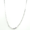Anker ketting zilver 50cm gediamanteerd 2.1mm - 53900