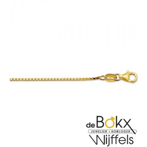 gouden venetiaanse ketting 45cm 1.3mm - 53955