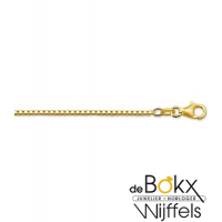 Gouden ketting venetiaans 50cm 1.4mm - 53957