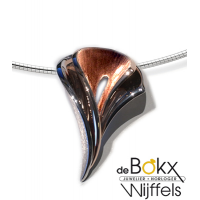 Hanger Breuning zilver met rozÚ - 54415 Hanger Breuning zilver met rozÚ - 54415