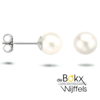 oorknoppen parel met zilver - 54427 oorknoppen parel met zilver - 54427