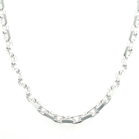 anker collier zilver geslepen 50cm 2.8mm - 54480 anker collier zilver geslepen 50cm 2.8mm - 54480