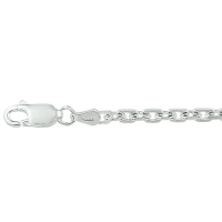 anker collier zilver geslepen 50cm 2.8mm - 54480 anker collier zilver geslepen 50cm 2.8mm - 54480