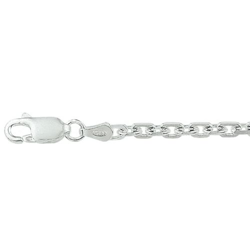 anker collier zilver geslepen 50cm 2.8mm - 54480 anker collier zilver geslepen 50cm 2.8mm - 54480