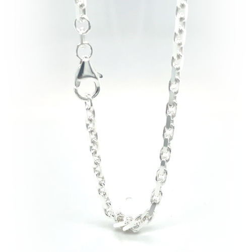 anker collier zilver geslepen 50cm 2.8mm - 54480 anker collier zilver geslepen 50cm 2.8mm - 54480