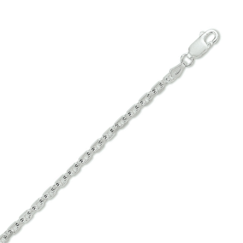 anker collier zilver geslepen 50cm 2.8mm - 54480 anker collier zilver geslepen 50cm 2.8mm - 54480