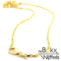 gouden ketting anker geslepen van 50 cm - 1.8mm - 54496 gouden ketting anker geslepen van 50 cm - 1.8mm - 54496
