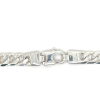 Brede stevige zilveren heren ketting 50cm lang 8mm breed - 54498