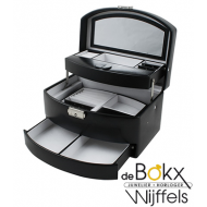 Bijoudoos zwart kunstleer - 54635 Bijoudoos zwart kunstleer - 54635