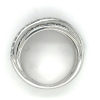 Zilver gerhodineerd ring met heel veel zirkonia steentjes maat 54 - 54648 Zilver gerhodineerd ring met heel veel zirkonia steentjes maat 54 - 54648