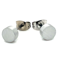 Oorknoppen Clic mat aluminium - 54666