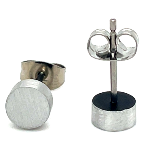 Oorknoppen Clic mat aluminium - 54666