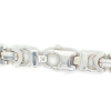 platte koningsschakel ketting voor heren in zilver 50cm 8.5mm - 54574 platte koningsschakel ketting voor heren in zilver 50cm 8.5mm - 54574