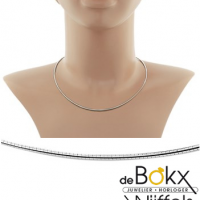 Omega collier rond zilver 42cm - 54575 Omega collier rond zilver 42cm - 54575