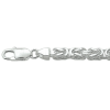 zilveren konigs schakel heren ketting 50cm 5mm - 54577 zilveren konigs schakel heren ketting 50cm 5mm - 54577