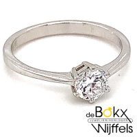 Witgoud damesringen maat 53 - 54587 Witgoud damesringen maat 53 - 54587