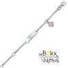 Kinder graveerarmband met hart plaat 5,5mm 11- 13 cm - 54712 Kinder graveerarmband met hart plaat 5,5mm 11- 13 cm - 54712