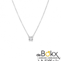 Zilver collier  met hanger gerhodineerd - 54714 Zilver collier  met hanger gerhodineerd - 54714