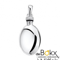 Zilveren urn hanger ovaal - ashanger ovaal - 54760 Zilveren urn hanger ovaal - ashanger ovaal - 54760
