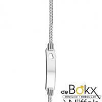 Kinder graveerarmband hart gourmet 15cm plaat 4,8mm - 54766