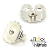 Grotere sluitingen /achterkantjes oorknoppen zilveren 9mm - 54796 Grotere sluitingen /achterkantjes oorknoppen zilveren 9mm - 54796