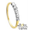 Gouden memoire ring zirkonia maat 50 - 54856 Gouden memoire ring zirkonia maat 50 - 54856