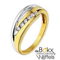 Fantasie ring goud met zirkonia maat57 - 54870 Fantasie ring goud met zirkonia maat57 - 54870