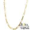 Collier figaro goud 60cm lang en 2.7mm breed - 54902 Collier figaro goud 60cm lang en 2.7mm breed - 54902
