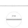 ketting venetiaans in zilver 60cm 1.7mm - 54932
