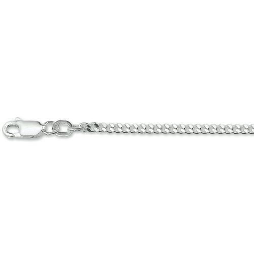 gourmet ketting 60cm zilver 2.4mm - 54933