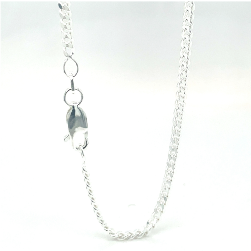 gourmet ketting 60cm zilver 2.4mm - 54933