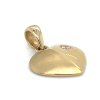 Gouden ashanger hartje met zirkonia - 55000 Gouden ashanger hartje met zirkonia - 55000