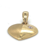 Gouden ashanger hartje met zirkonia - 55000 Gouden ashanger hartje met zirkonia - 55000
