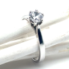 Zilver gerhodineerd ring met zirkonia maat 50 - 55117 Zilver gerhodineerd ring met zirkonia maat 50 - 55117
