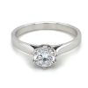 Zilver gerhodineerd ring met zirkonia maat 50 - 55117 Zilver gerhodineerd ring met zirkonia maat 50 - 55117