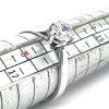 Zilver gerhodineerd ring met zirkonia maat 50 - 55117 Zilver gerhodineerd ring met zirkonia maat 50 - 55117