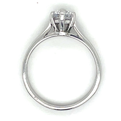 Zilver gerhodineerd ring met zirkonia maat 50 - 55117 Zilver gerhodineerd ring met zirkonia maat 50 - 55117