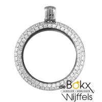 My iMenso Medaillon luxe met extra rand zirkonia's 33-0077 - 55063 My iMenso Medaillon luxe met extra rand zirkonia's 33-0077 - 55063