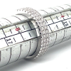 kleine ring in zilver gerhodineerd met veel zirkkonia steentjes maat 50 - 55129 kleine ring in zilver gerhodineerd met veel zirkkonia steentjes maat 50 - 55129
