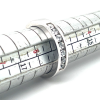 Zilver gerhodineerd ring maat 50 memoire ring - 55119 Zilver gerhodineerd ring maat 50 memoire ring - 55119