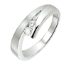 zilveren ring met 3 zirkonia steentjes maat 50 - 55123 zilveren ring met 3 zirkonia steentjes maat 50 - 55123