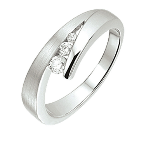 zilveren ring met 3 zirkonia steentjes maat 50 - 55123 zilveren ring met 3 zirkonia steentjes maat 50 - 55123