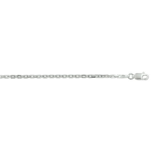 Collier anker geslepen in zilver 60cm 2.2mm - 55220