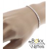 Zilver gerhodineerd tennisarmband 17cm 3mm - 55227 Zilver gerhodineerd tennisarmband 17cm 3mm - 55227