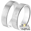 Amorio partnerring zilver A305 met diamant - 55453 Amorio partnerring zilver A305 met diamant - 55453