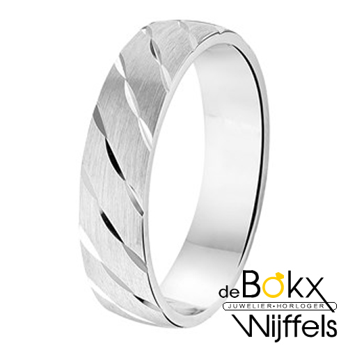Amorio Trouwring zilver A307 - 55458 Amorio Trouwring zilver A307 - 55458