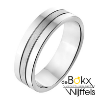 Amorio trouwring zilver A309 - 55462 Amorio trouwring zilver A309 - 55462