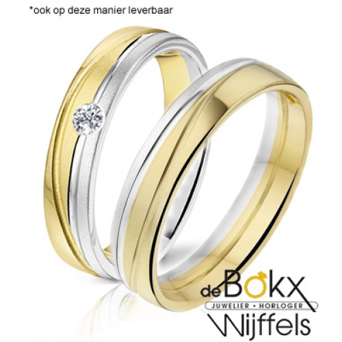 Trouwringen van Angeli di Bosca model:359 Geel Goud - 51238 Trouwringen van Angeli di Bosca model:359 Geel Goud - 51238