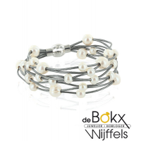 Parel armband met magneetsluiting - 53951 Parel armband met magneetsluiting - 53951